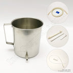 IndoSurgicals Stainless Steel Enema Kit with Silicon Nozzle