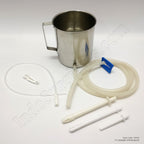 IndoSurgicals Stainless Steel Enema Kit with Silicon Nozzle Additional View
