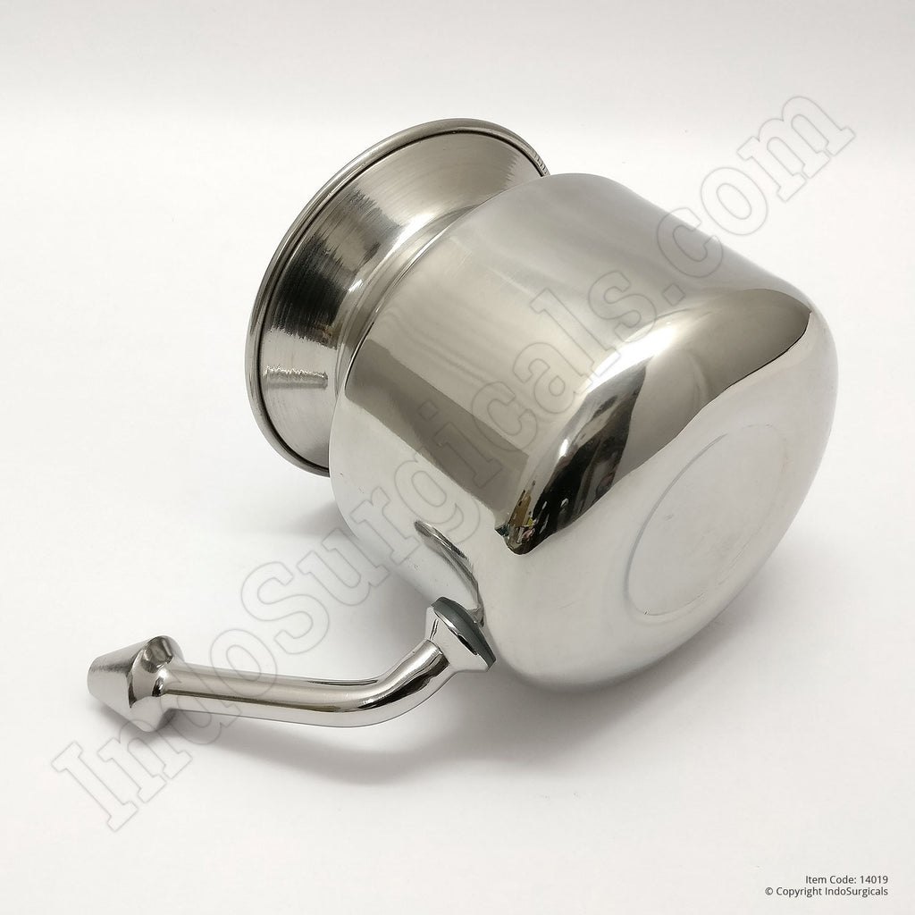 Stainless Steel Jala Neti Pot 500ml With 10 Sachet of Neti Salt Additional View