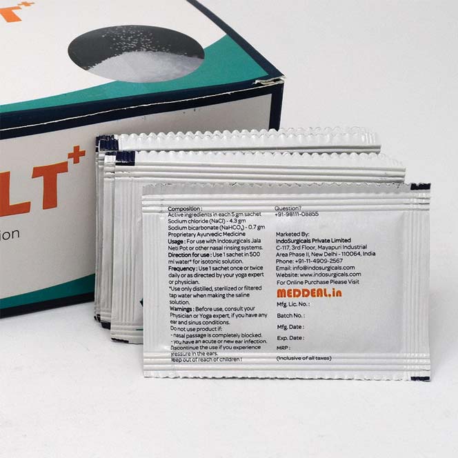 Jala Neti Salt Plus (Pack of 50 Sachet) Additional View