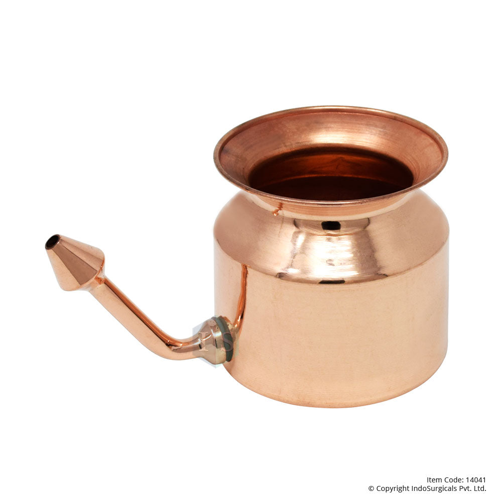 Copper Jala Neti Pot with Neti Salt Plus Additional View