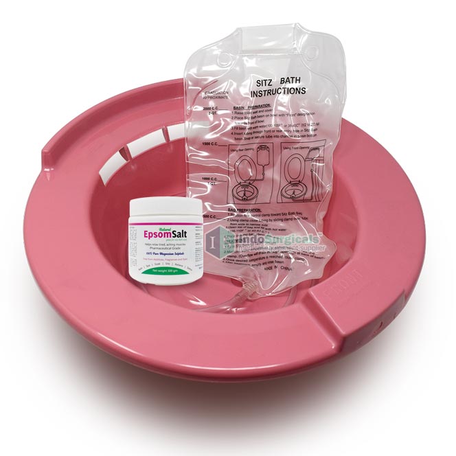Sitz Bath Tub with Epsom Salt (300 gm)