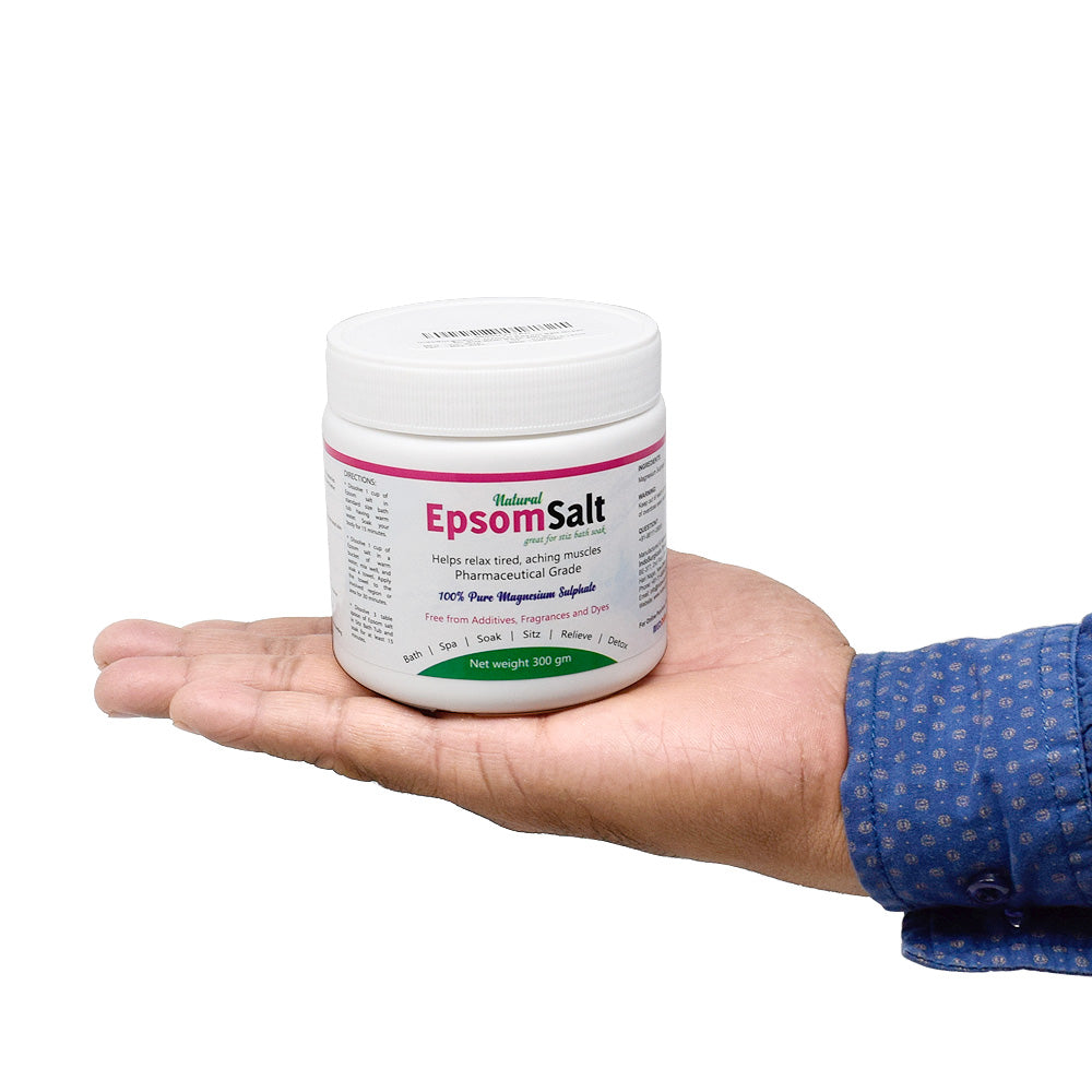 Natural Epsom Salt Great for Sitz Bath Soak 300 gm Additional View