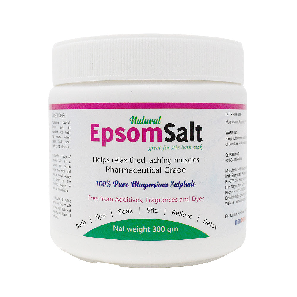 Natural Epsom Salt Great for Sitz Bath Soak 300 gm