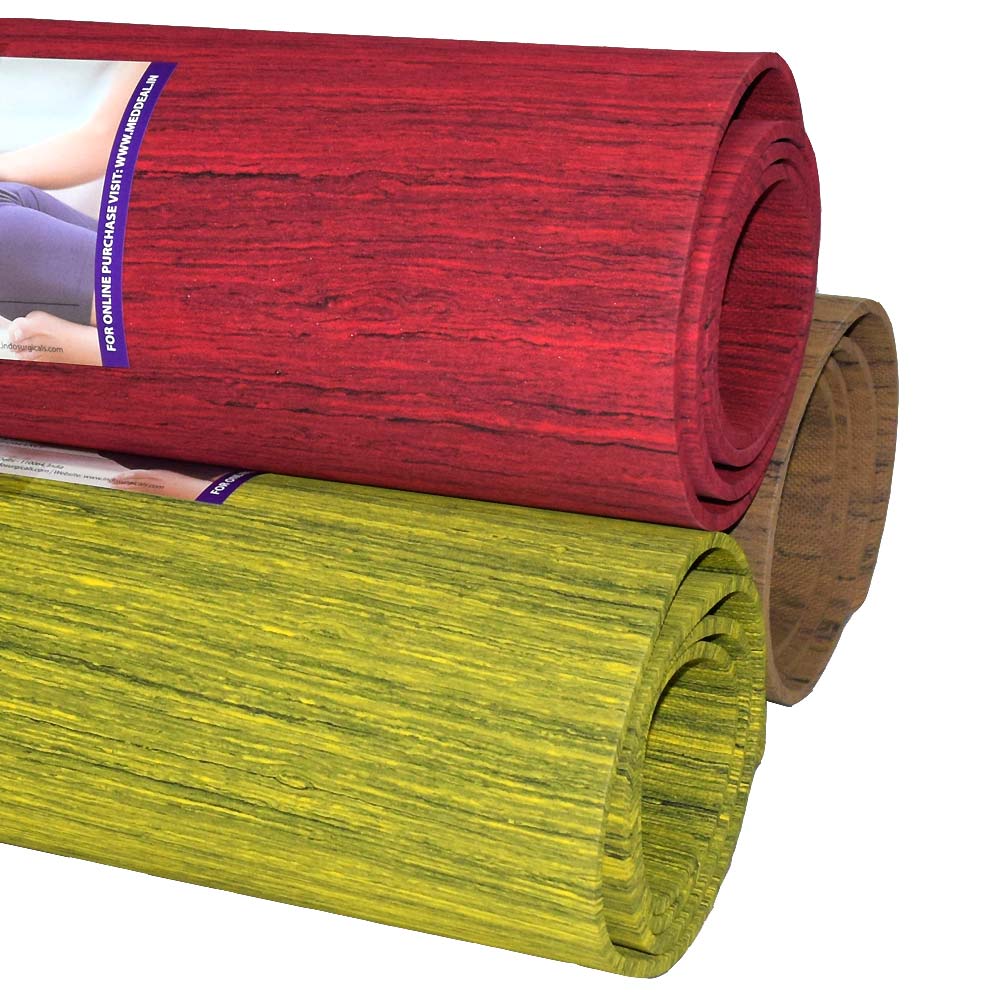 Yoga Mat Wood Texture EVA Foam Additional View