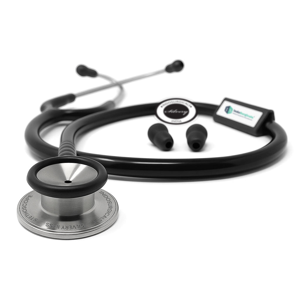 IndoSurgicals Silvery II-SS Stethoscope (Free Engraving) Additional View