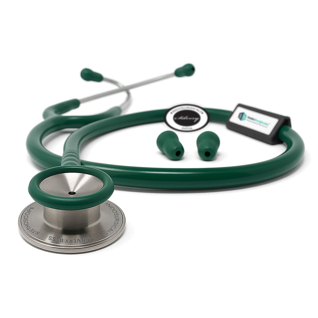 IndoSurgicals Silvery II-SS Stethoscope (Free Engraving) Additional View