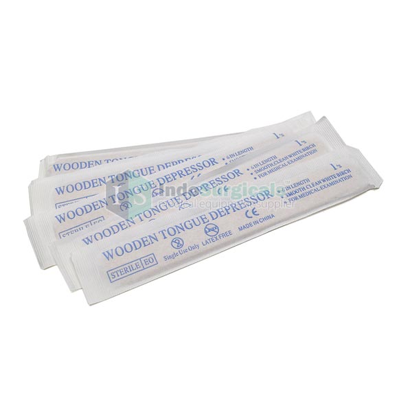 Sterile Standard Wooden Tongue Depressor (Pack of 100 Pcs.) Additional View