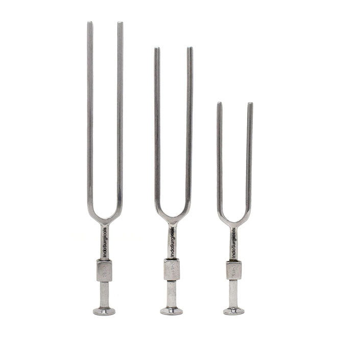 Tuning Fork Set of 3 (128 Hz, 256 Hz, 512 Hz) in Zipper Bag Additional View