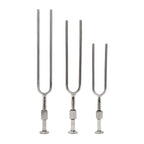 Tuning Fork Set of 3 (128 Hz, 256 Hz, 512 Hz) in Zipper Bag Additional View