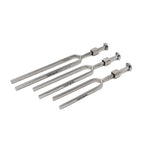 Tuning Fork Set of 3 (128 Hz, 256 Hz, 512 Hz) in Zipper Bag Additional View
