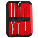 Tuning Fork Set of 3 (128 Hz, 256 Hz, 512 Hz) in Zipper Bag