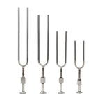 Tuning Fork Set of 4 (128 Hz, 256 Hz, 512 Hz, 1024 Hz) in Zipper Bag Additional View