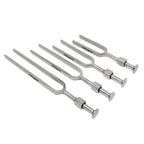 Tuning Fork Set of 4 (128 Hz, 256 Hz, 512 Hz, 1024 Hz) in Zipper Bag Additional View
