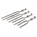 Tuning Fork Set of 4 (128 Hz, 256 Hz, 512 Hz, 1024 Hz) in Zipper Bag Additional View