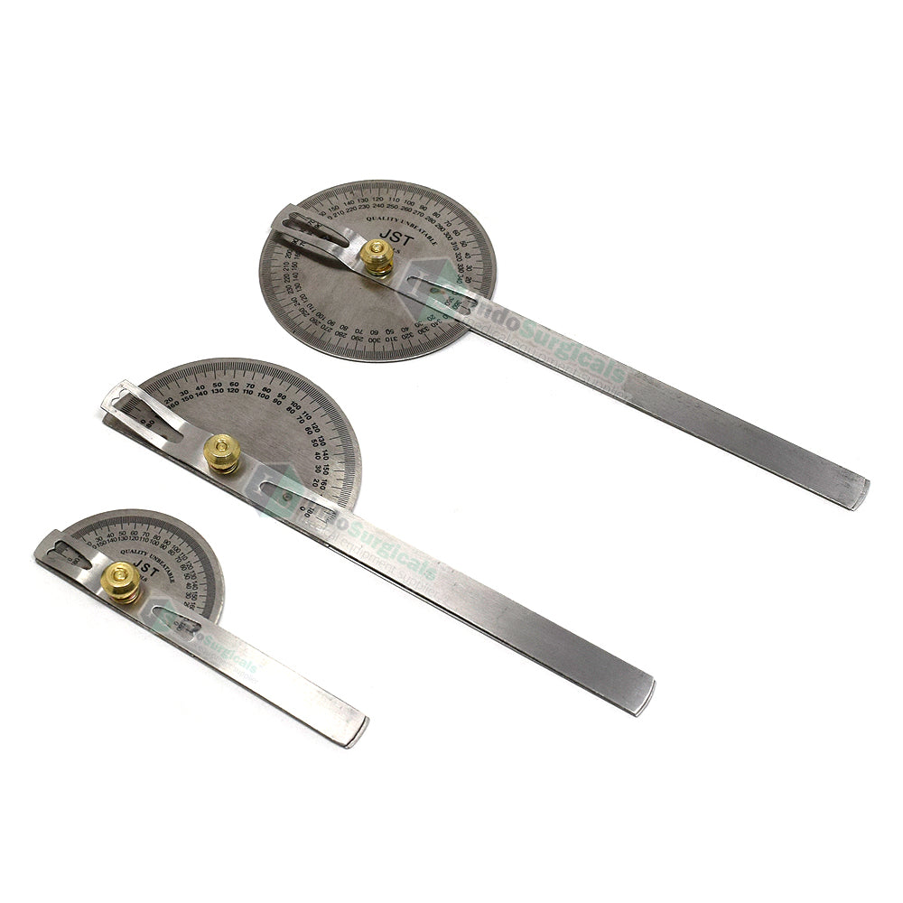 Goniometer Set of 3 with Knee Hammer & Measuring Tape Additional View