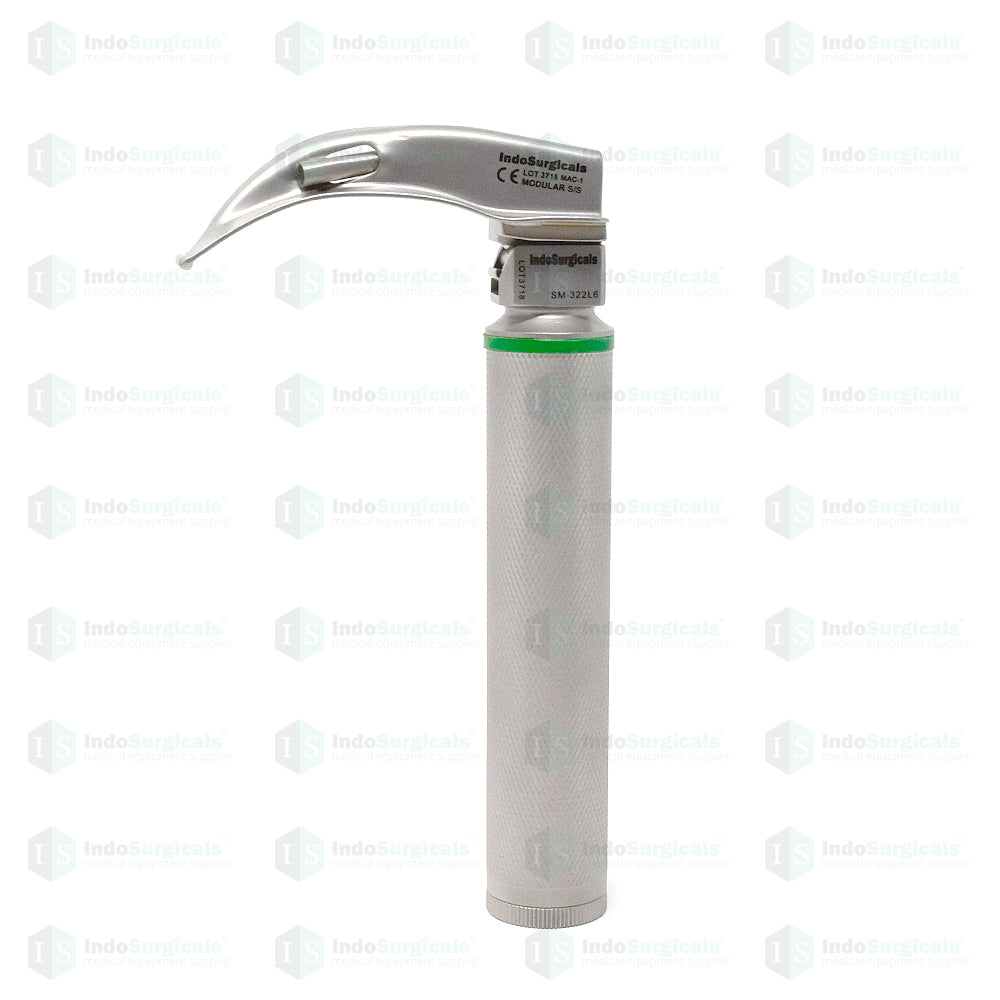 Fiber Optic LED Laryngoscope Set Macintosh Additional View
