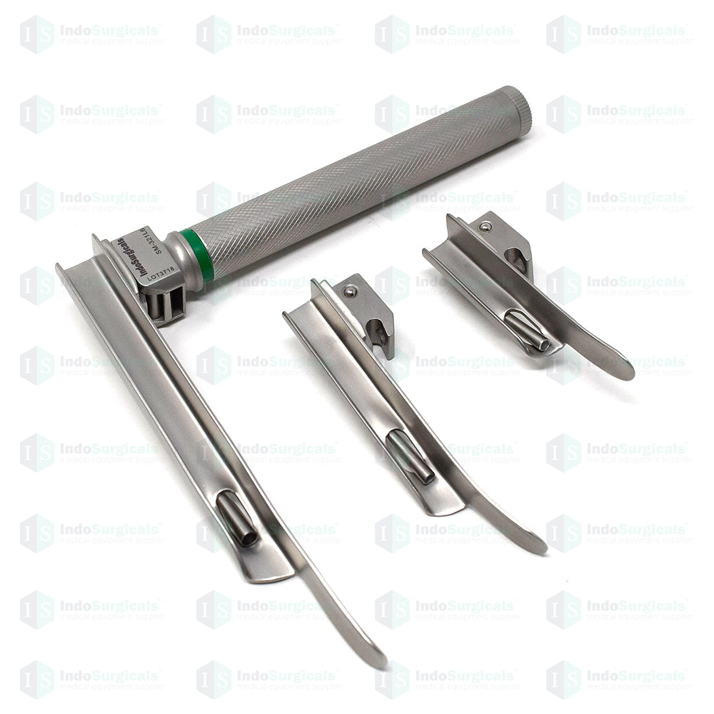 Fiber Optic LED Laryngoscope Set Miller Additional View