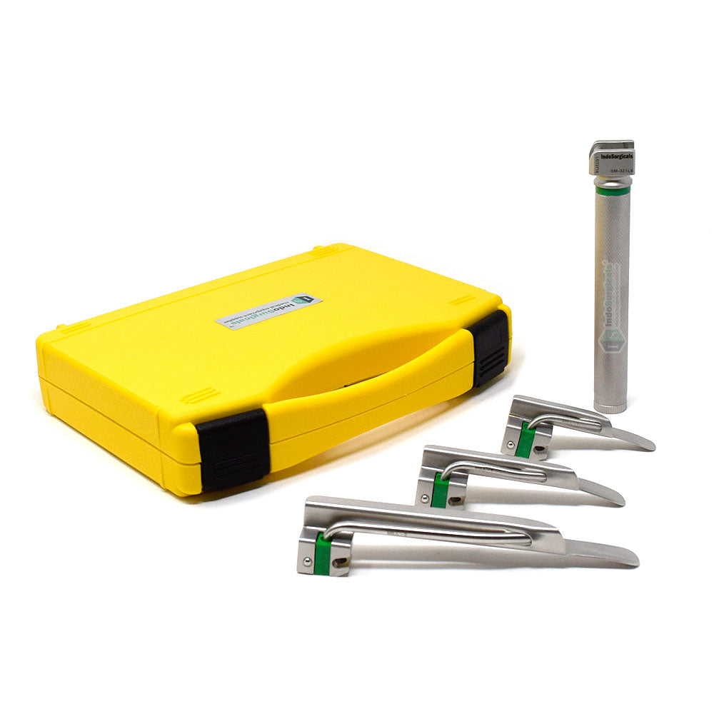 Fiber Optic LED Laryngoscope Set Miller