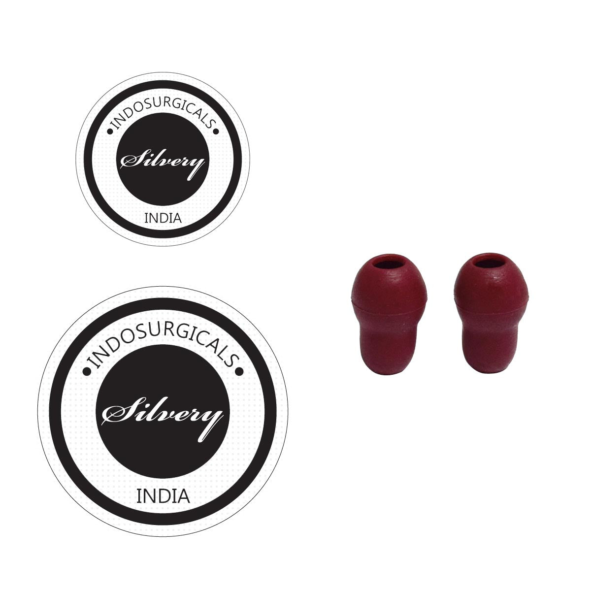 IndoSurgicals Silvery III Stethoscope Spare Parts Kit Additional View