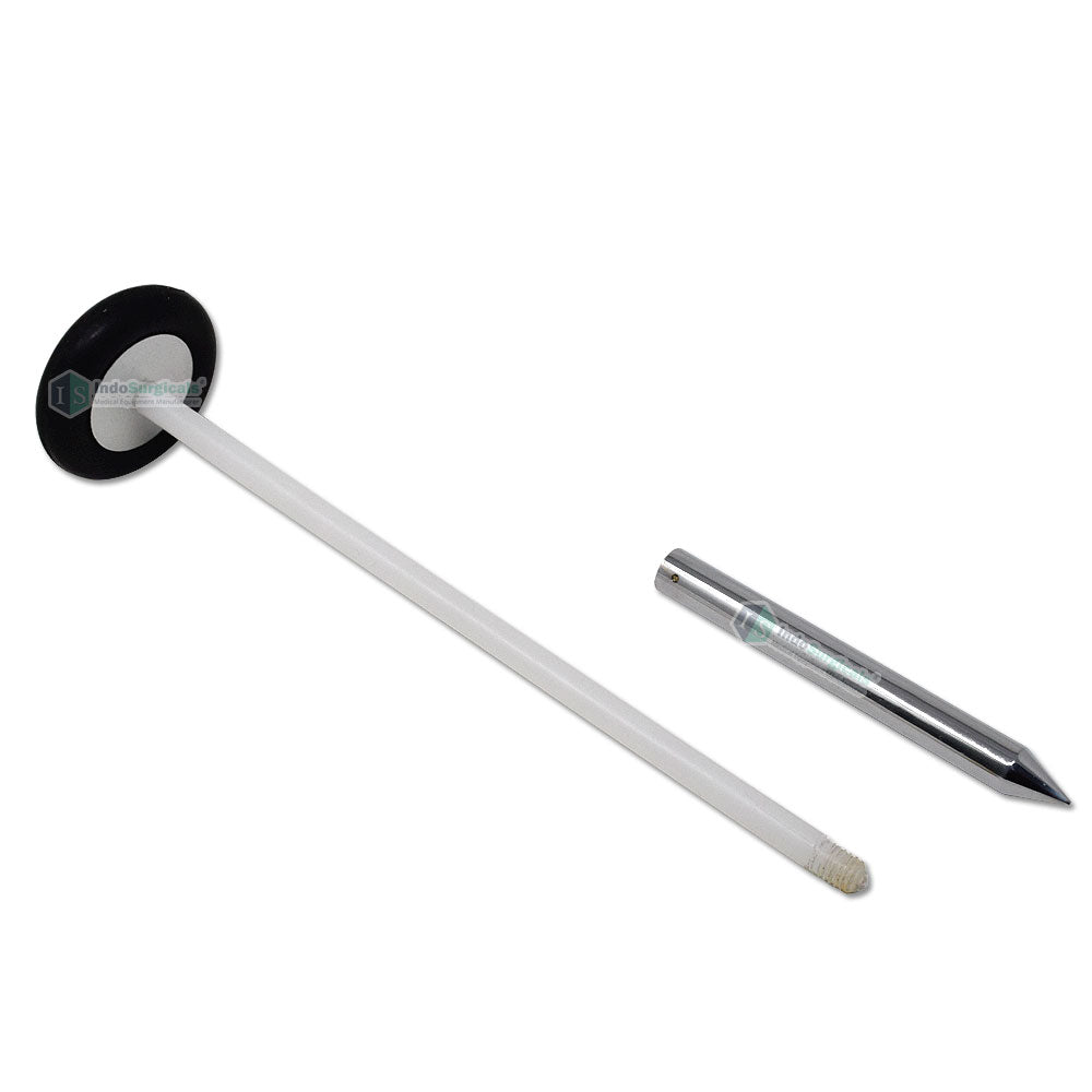 Queen Square Reflex Hammer with Pointed Stainless Steel Tip Additional View