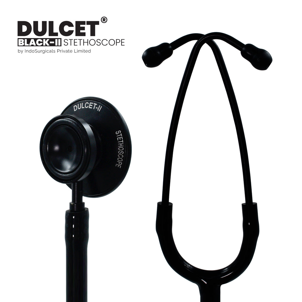 IndoSurgicals Dulcet Black-II Stethoscope