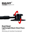 IndoSurgicals Dulcet Black-II Stethoscope Additional View