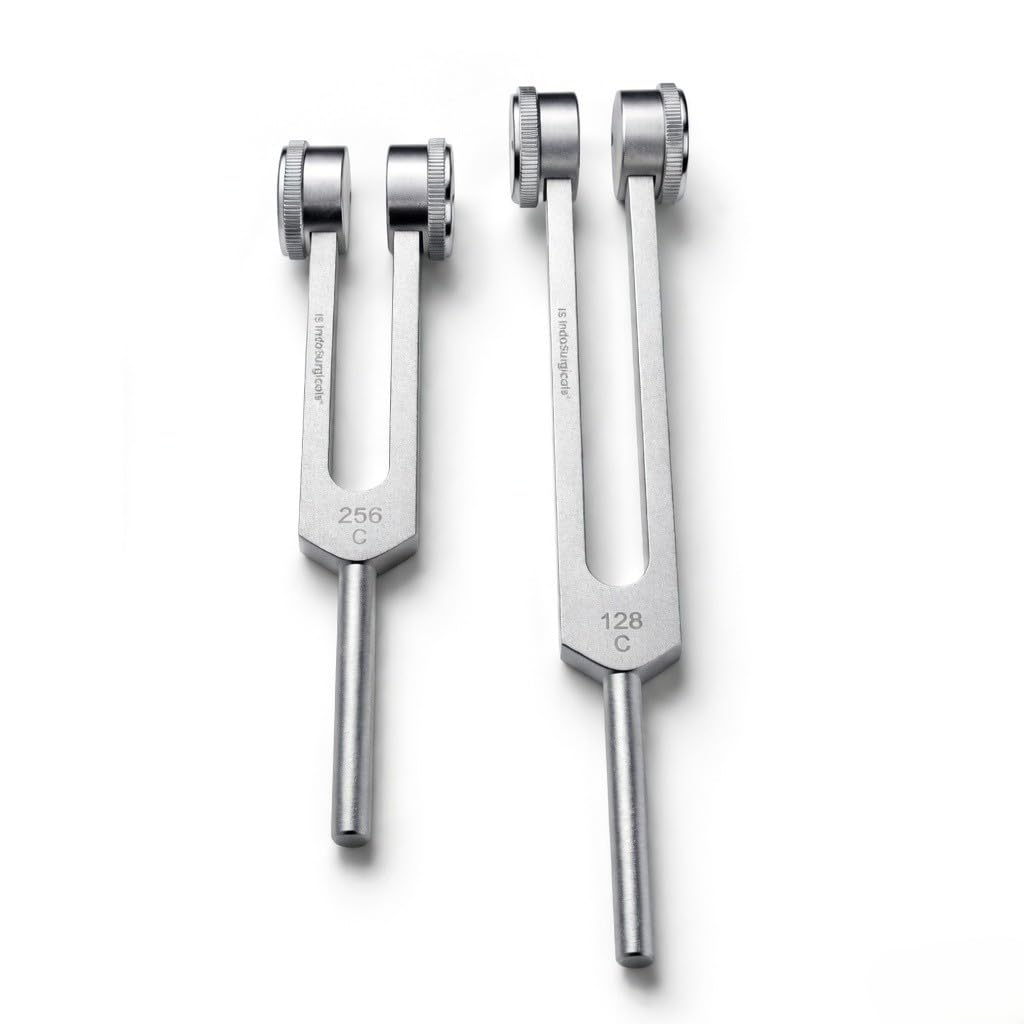 Tuning Fork Set (128Hz, 256Hz, 512Hz) | Weighted & Unweighted Sound Healing Tuning Forks with Mallet | Meditation, Yoga & Relaxation Tools Additional View