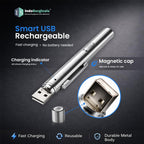 LED Pen Light for Doctors, USB Rechargeable Pen Torch, Dual Light for Eye & Clinical Examination Additional View