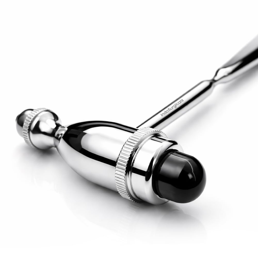 Tromner Reflex Hammer, Neurological Reflex Testing Hammer, Tendon Percussion Hammer with Metal Handle, Medical Tool for Doctors, Nurses & MBBS Students Additional View