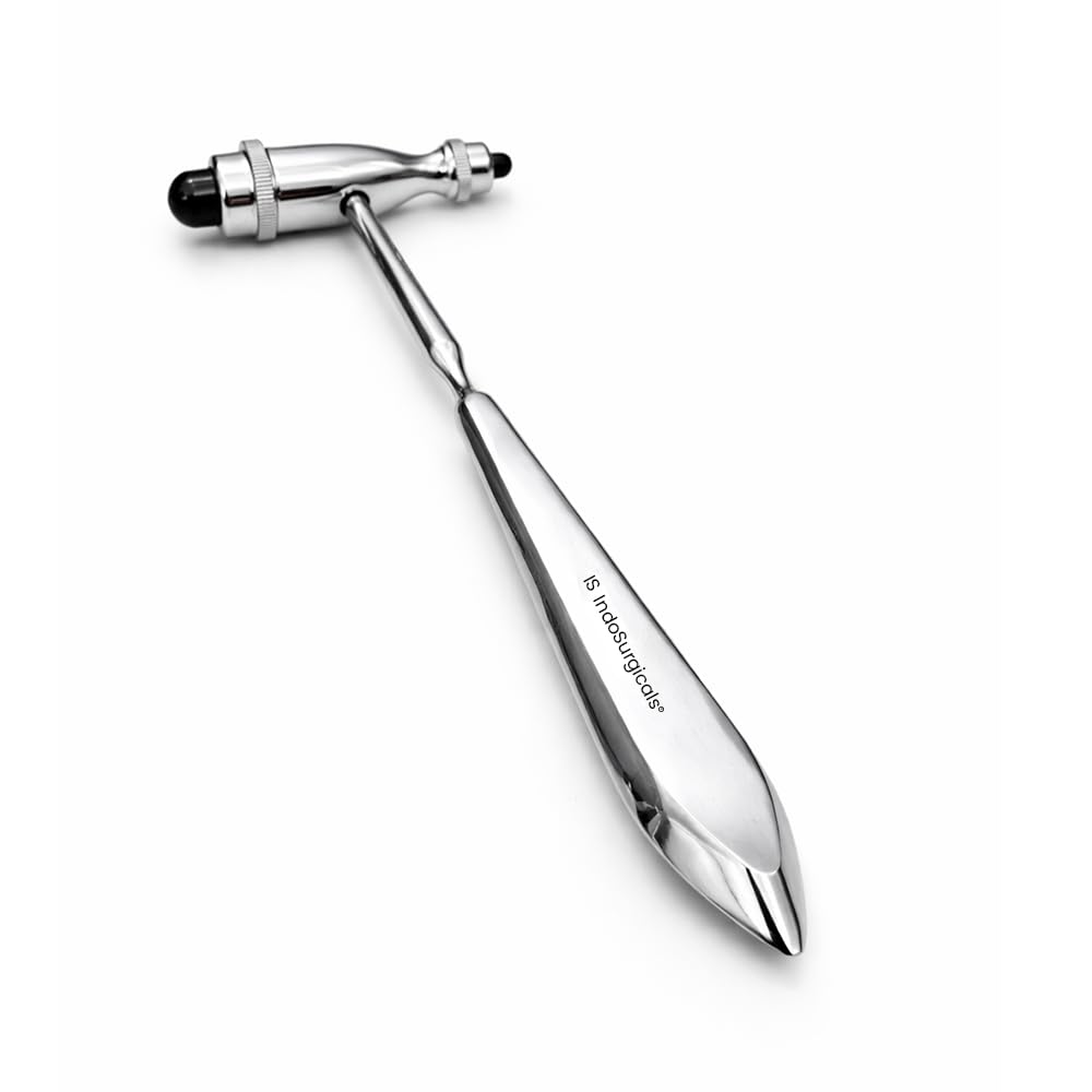 Tromner Reflex Hammer, Neurological Reflex Testing Hammer, Tendon Percussion Hammer with Metal Handle, Medical Tool for Doctors, Nurses & MBBS Students Additional View