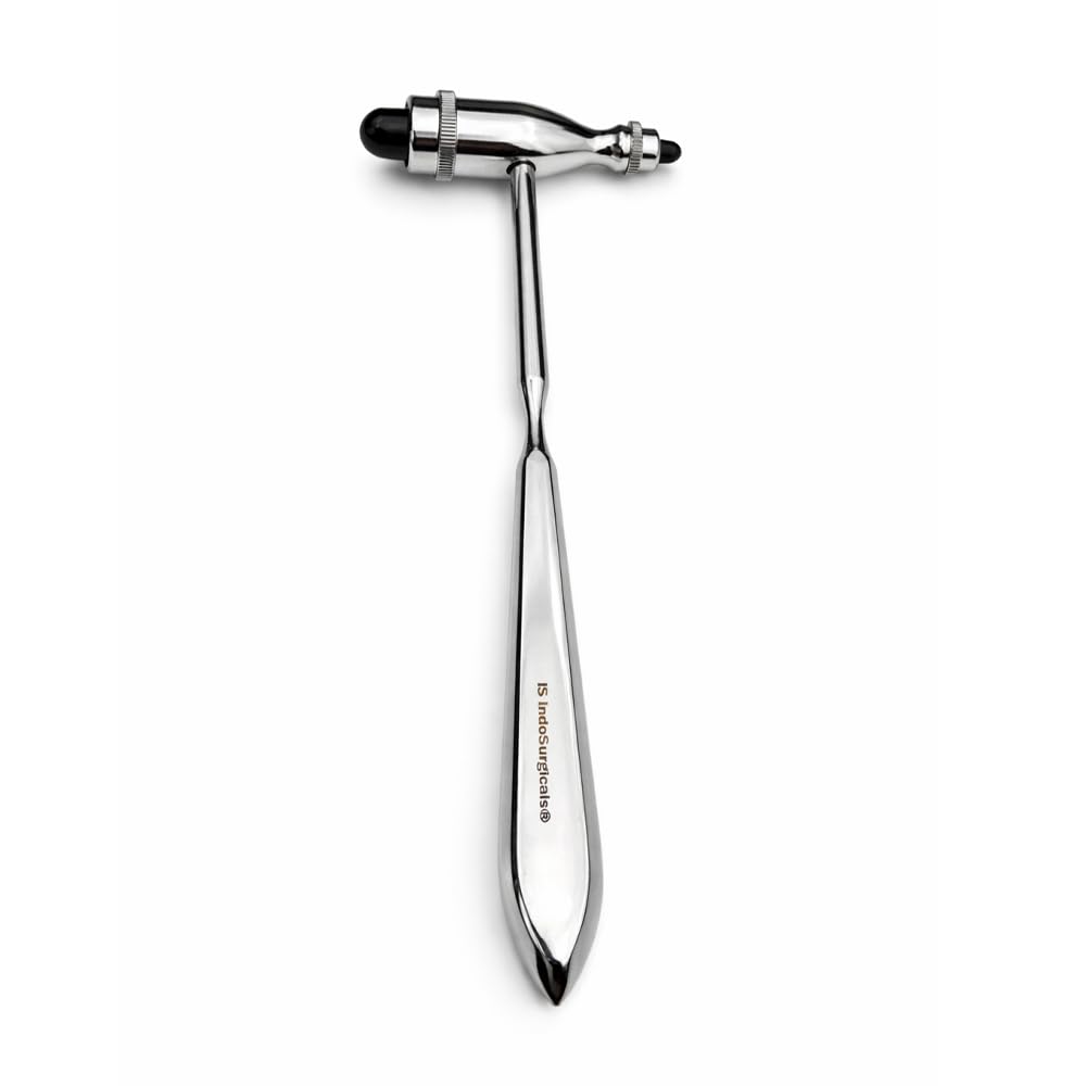 Tromner Reflex Hammer, Neurological Reflex Testing Hammer, Tendon Percussion Hammer with Metal Handle, Medical Tool for Doctors, Nurses & MBBS Students