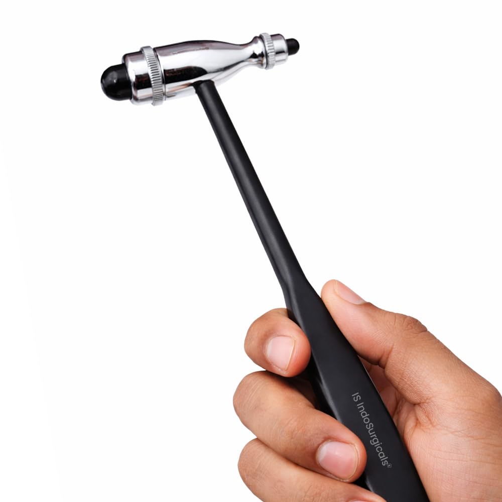 Tromner Reflex Hammer, Neurological Tendon Reflex Testing Hammer, Dual Head Percussion with Plastic Handle, Medical Tool for Doctors, Nurses & MBBS Students  Additional View