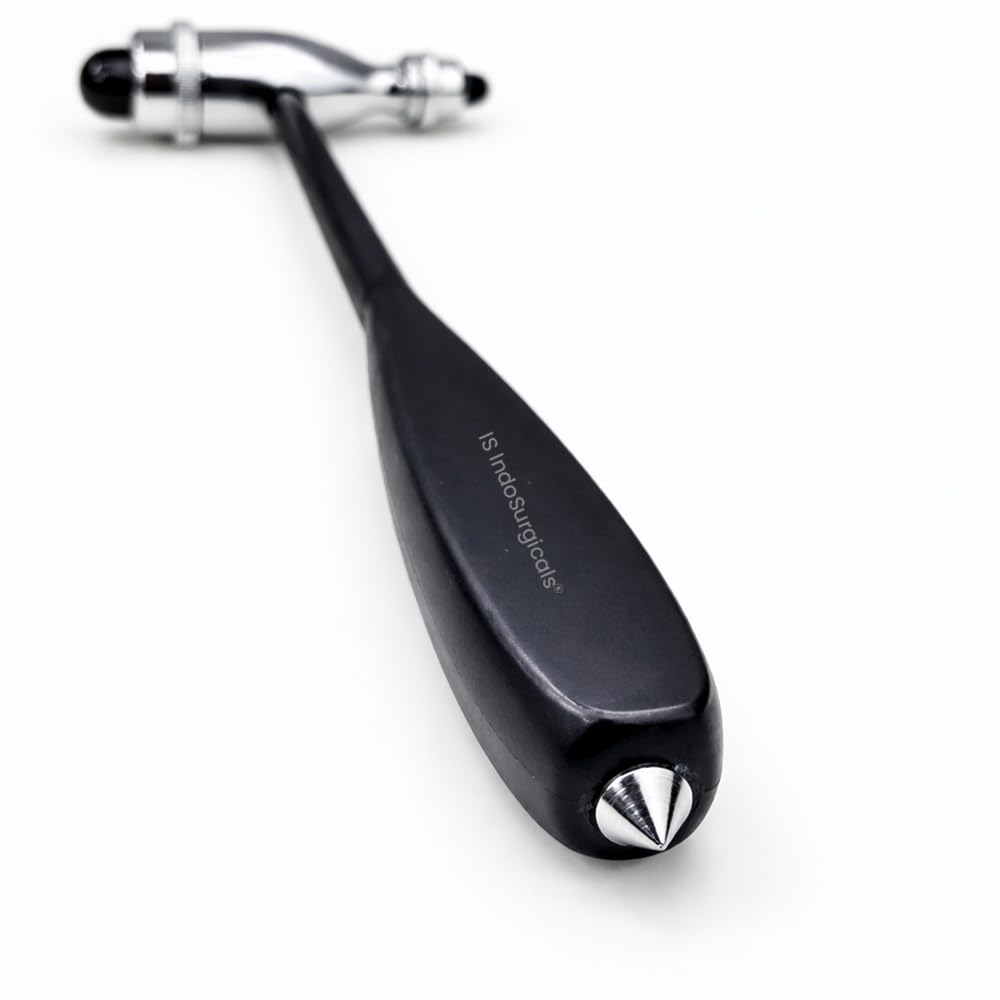 Tromner Reflex Hammer, Neurological Tendon Reflex Testing Hammer, Dual Head Percussion with Plastic Handle, Medical Tool for Doctors, Nurses & MBBS Students  Additional View