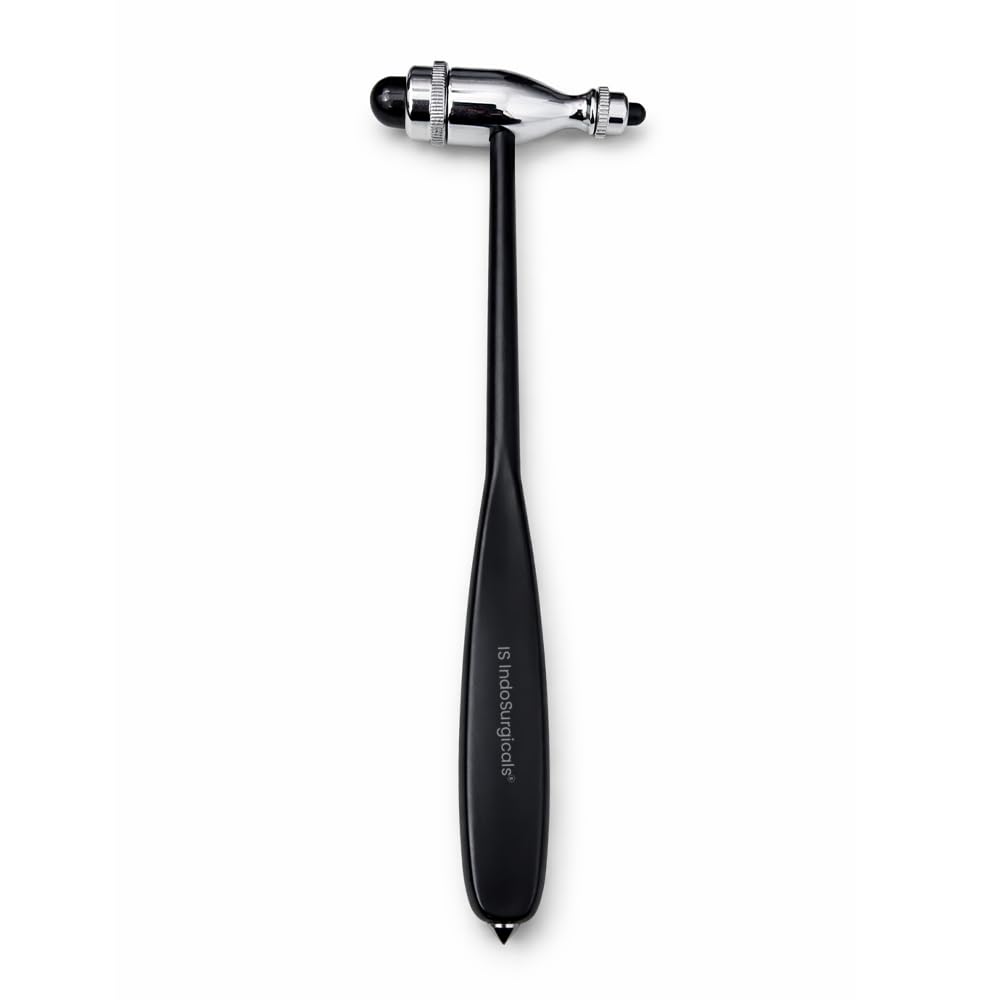 Tromner Reflex Hammer, Neurological Tendon Reflex Testing Hammer, Dual Head Percussion with Plastic Handle, Medical Tool for Doctors, Nurses & MBBS Students 