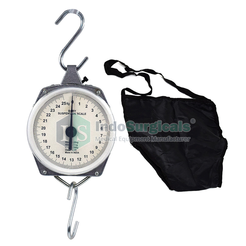 Baby Hanging Weighing Scale with Sling – Salter Type Dial Metal Body Infant Scale