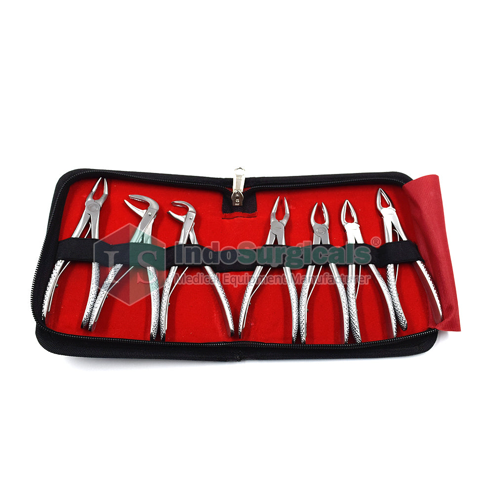 Dental Tooth Forceps (Child) Set of 7