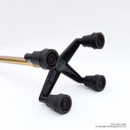 Walking Stick, Quadripod (Four Legs), Adjustable Additional View