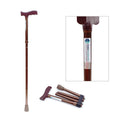 Folding Walking Stick, Adjustable, Aluminium