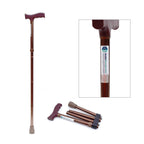 Folding Walking Stick, Adjustable, Aluminium