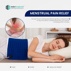 QIVON Electric Heating Pad for Pain Relief, Orthopedic Heat Therapy Belt with Temperature Controller for Back, Neck, Lumbar Pain Relief, Muscle Strain and Cramps Additional View