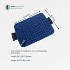 QIVON Electric Heating Pad for Pain Relief, Orthopedic Heat Therapy Belt with Temperature Controller for Back, Neck, Lumbar Pain Relief, Muscle Strain and Cramps Additional View