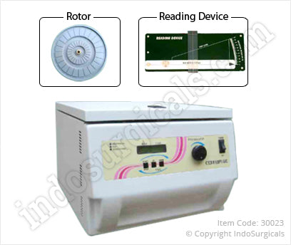 Hematocrit Centrifuge (Digital Timer & RPM) 24 Capillary Tubes