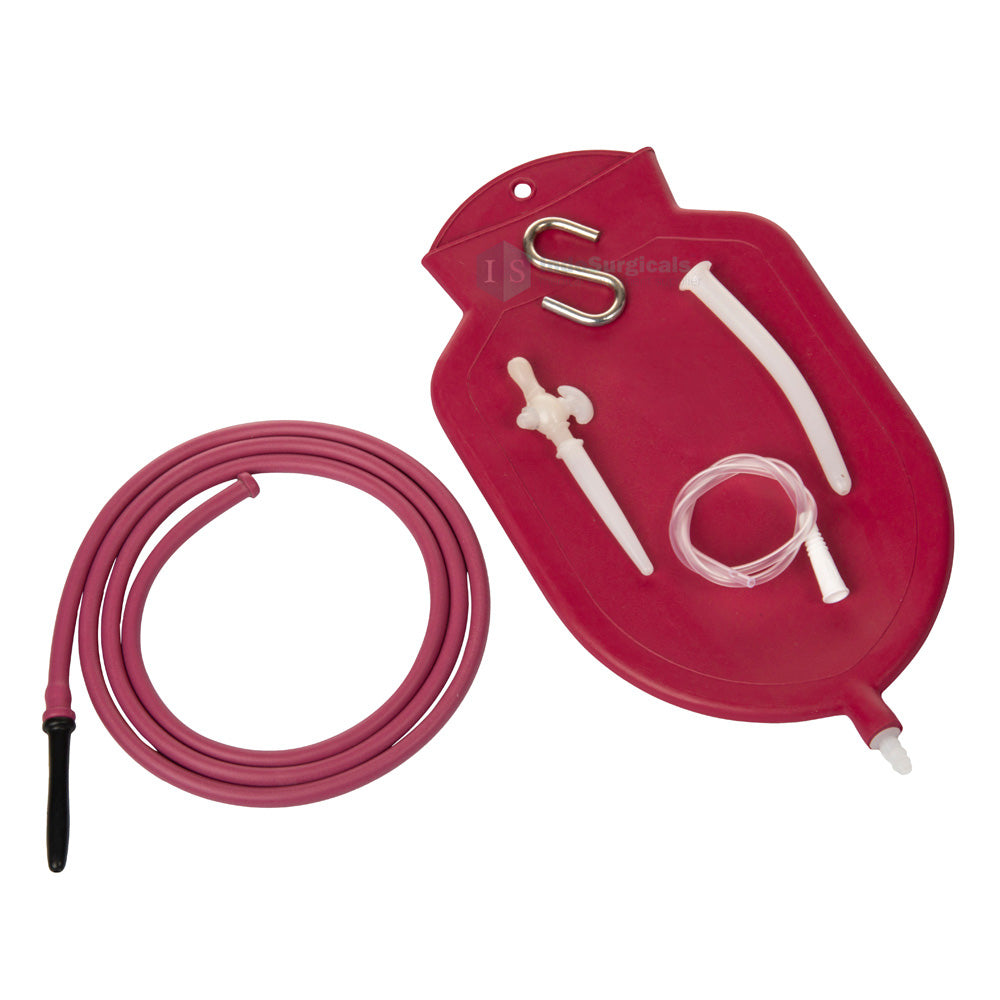 Rubber Enema Bag Kit 1 Liter Additional View
