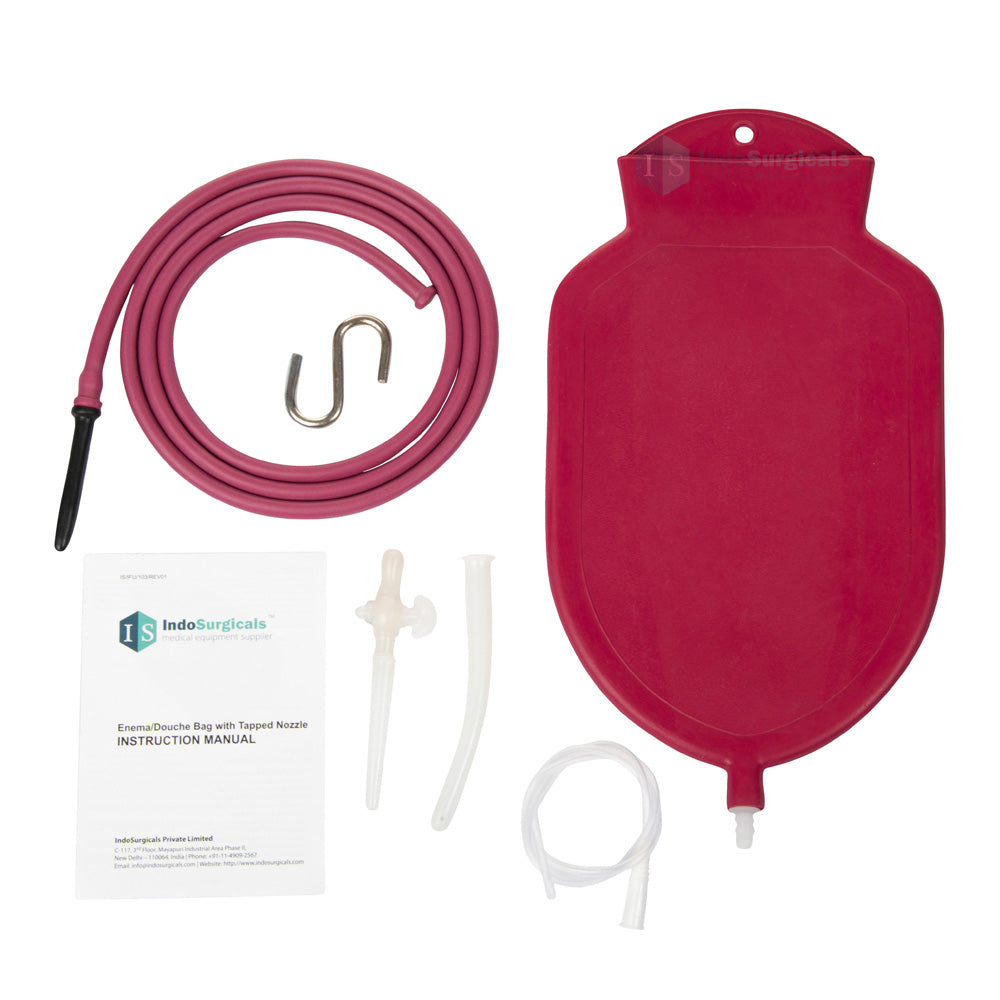 Rubber Enema Bag Kit 1 Liter