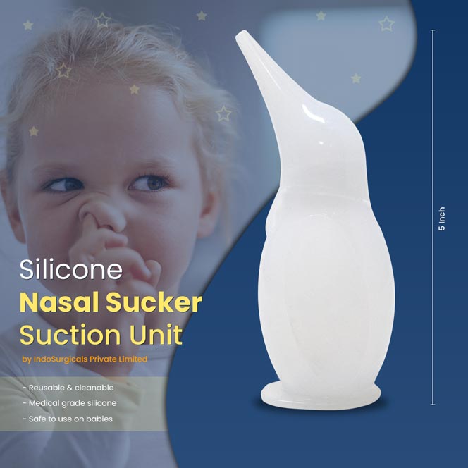 Silicone Nasal Sucker Suction Unit
