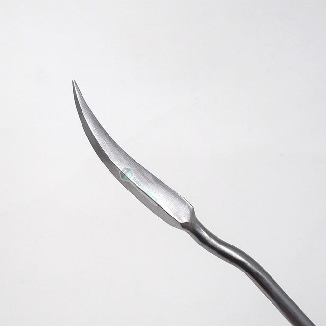 Orthopedic Bone Awl Curved Diamond Pointed Additional View