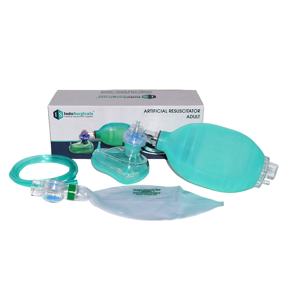 Silicone Artificial Resuscitator (Ambu Type Bag) Adult Additional View