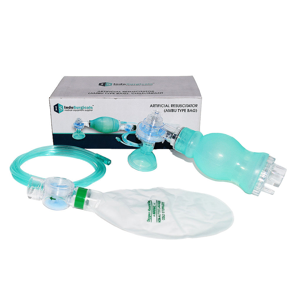 Silicone Artificial Resuscitator (Ambu Type Bag) Infant Additional View