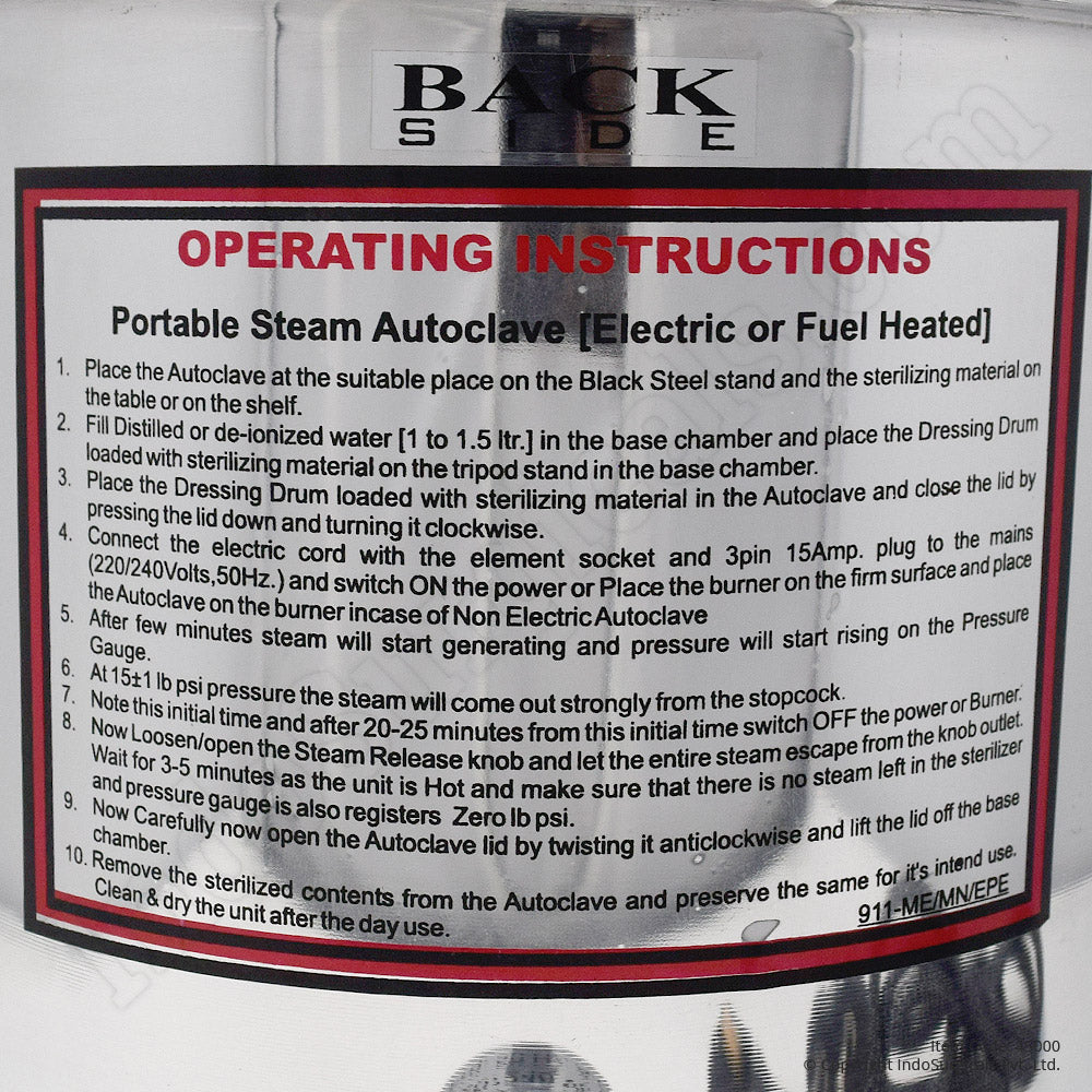 Autoclave (13 litres) Electric, Pressure Cooker Type, Mirror Finish Additional View